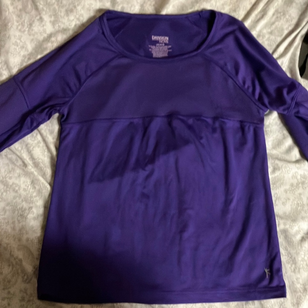 PURPLE ACTIVE LONG SLEEVE SHIRT